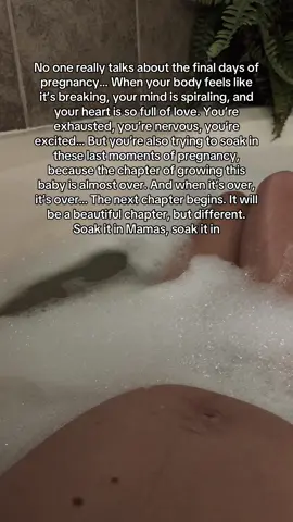 Soaking it in 🛁 #Mama #Pregnancy #Birth 