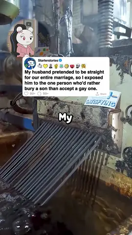 My husband pretended to be straight for our entire marriage, so I exposed him to the one person who'd rather bury a son than accept a gay one... Credit: Starter Stories #redditreadings #storytime #reddit #storytelling #fyp #relationships #aita #redditstories #fullstories #askreddit #reddit_tiktok 
