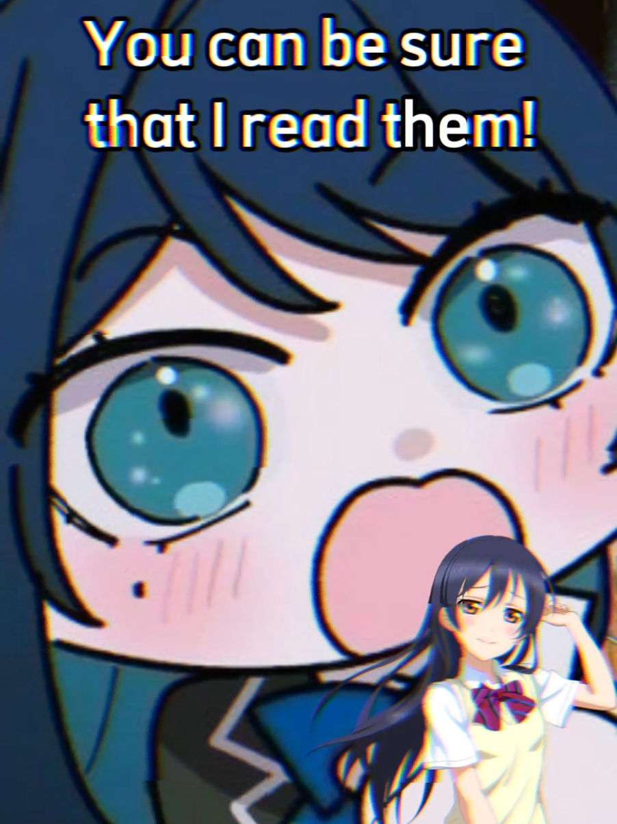 Ado receives happy birthday from Umi Sonoda #Ado #adoworlddomination #adomination  #adoutaite  #lovelive #umisonoda  #animation #pngtiktok #pngtuber #png  #humor 