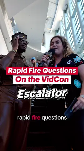 Can @Oliver TwiXt answer our high quality content questions before getting off the #VidCon escalator 👀👀