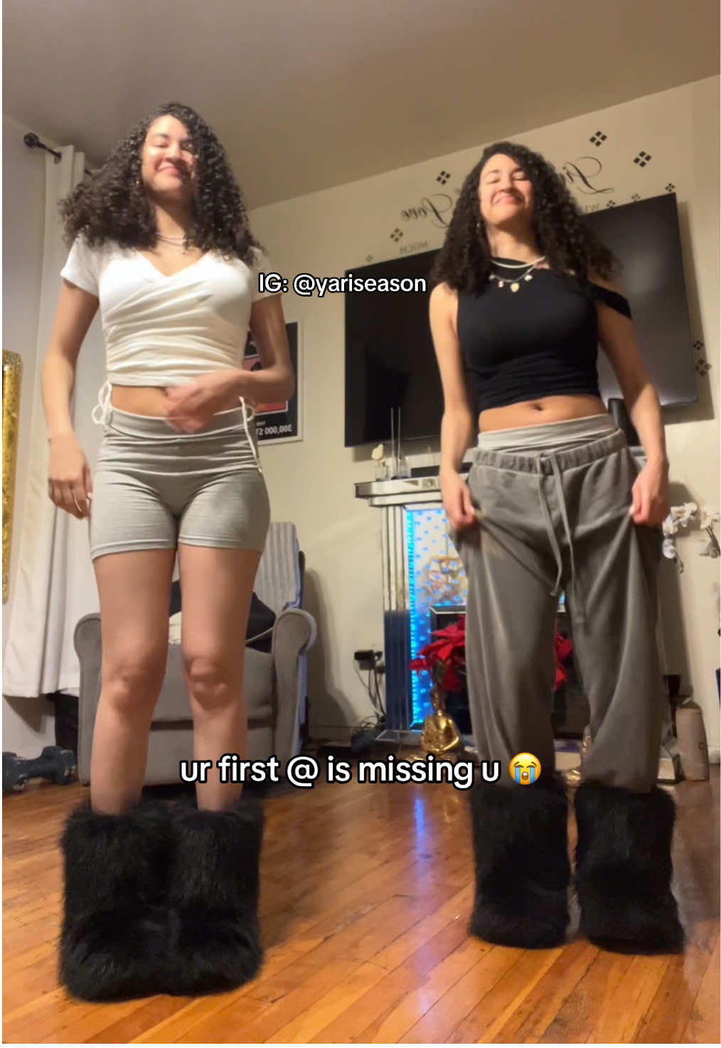 who is it 😂 follow me for a surprise ig: yariseason @Yari twins #yari #viral #yariseason #yaribetter #sturdyqueen #fyp #fypシ #foryoupage #foryou #dance #trending #twins #twin #yaritwin #yaritwins 