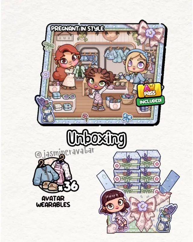 📦Unboxing | Pregnant in style 🤰##pazu##avatarworld##avatarworldgame##unboxing IB :@Bellatrix🌺 