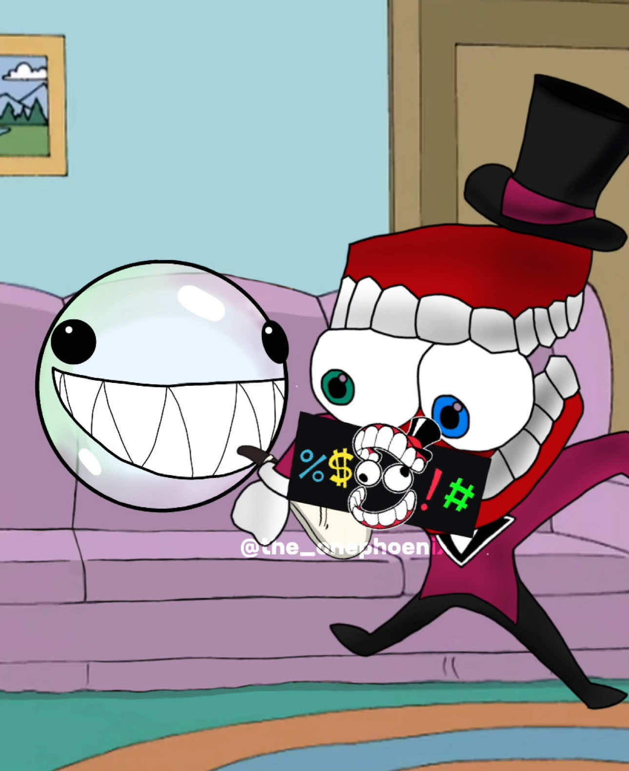 Credits to @super_sonya_64 on insta for voicing Caine and my attempt at Bubble #theamazingdigitalcircus #tadc #digitalcircus #caine #pomni #familyguy #meme #familyguymeme #digitalart #glitch #glitchproductions #edit 