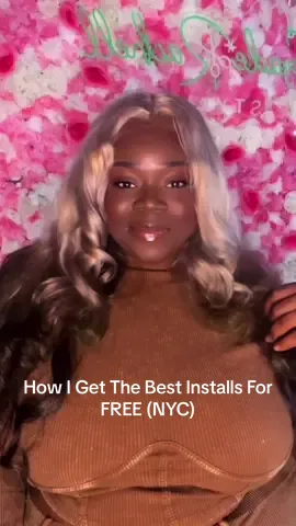 Just Like That I Pyo To My Free Hair Style Hack, Go Book Mee😍✨.  #nychairstylist #nycentrepreneur #blackentrepreneur #bosslady #saderachellstyling #freewiginstall #wiginstallnyc #girlsgirl #wigcolorist #colorfulhair #ombrewig #hairtransformation #fyp #melanin #viral #hairoftiktok 