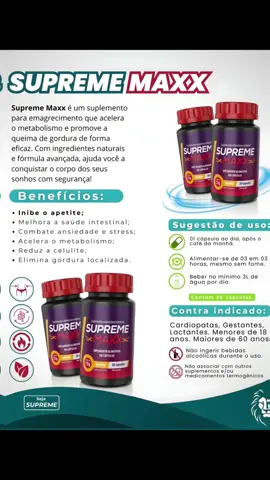 Quer saber como emagrecer rápido e com saúde? Confere aqui!!! 🤩 #emagrecimento #emagrecercomsaude #emagrecer #suprememax #bemestarlife 