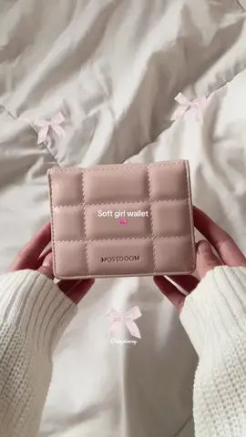 soft pink wallet 🎀💗  #wallet #softgirl #softgirlaesthetic #coquette #girlygirl #pink #pinkgirl 