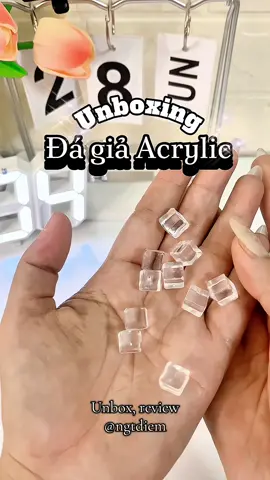 Dá giả Acrylic #ngtdiemshop #unbox #review #fyp 