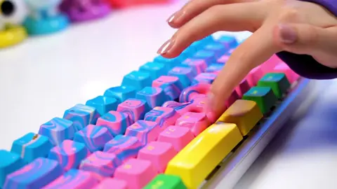 Satisfying keyboard clicking #asmr #satisfying #asmrsounds #oddlysatisfying #keyboard #keyboardasmr 