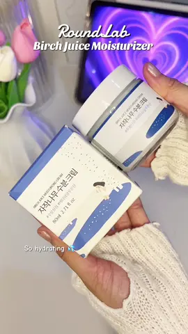 I love this moisturizer 🩵 #moisturizer #moisturizerviral #moisturizercream #moisturizergel #roundlab #fyp #fypシ゚viral 