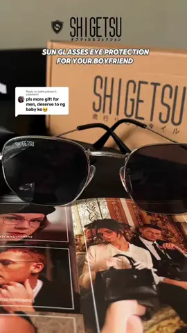 sunglasses for boyfriend! 😎 angas na gift to! 🕶️ #mendeservesgifttoo #giftformen #giftforbf #giftforboyfriend #mendeservelovetoo #formen #unisexsunglases #sunglasses #sunglassesformen #shigetsu #mikana #monthsarygift #anniversarygift #giftsetideas #christmasgift #birthdaygift #shetnasanakingsamalin #nasanakingasalamin 
