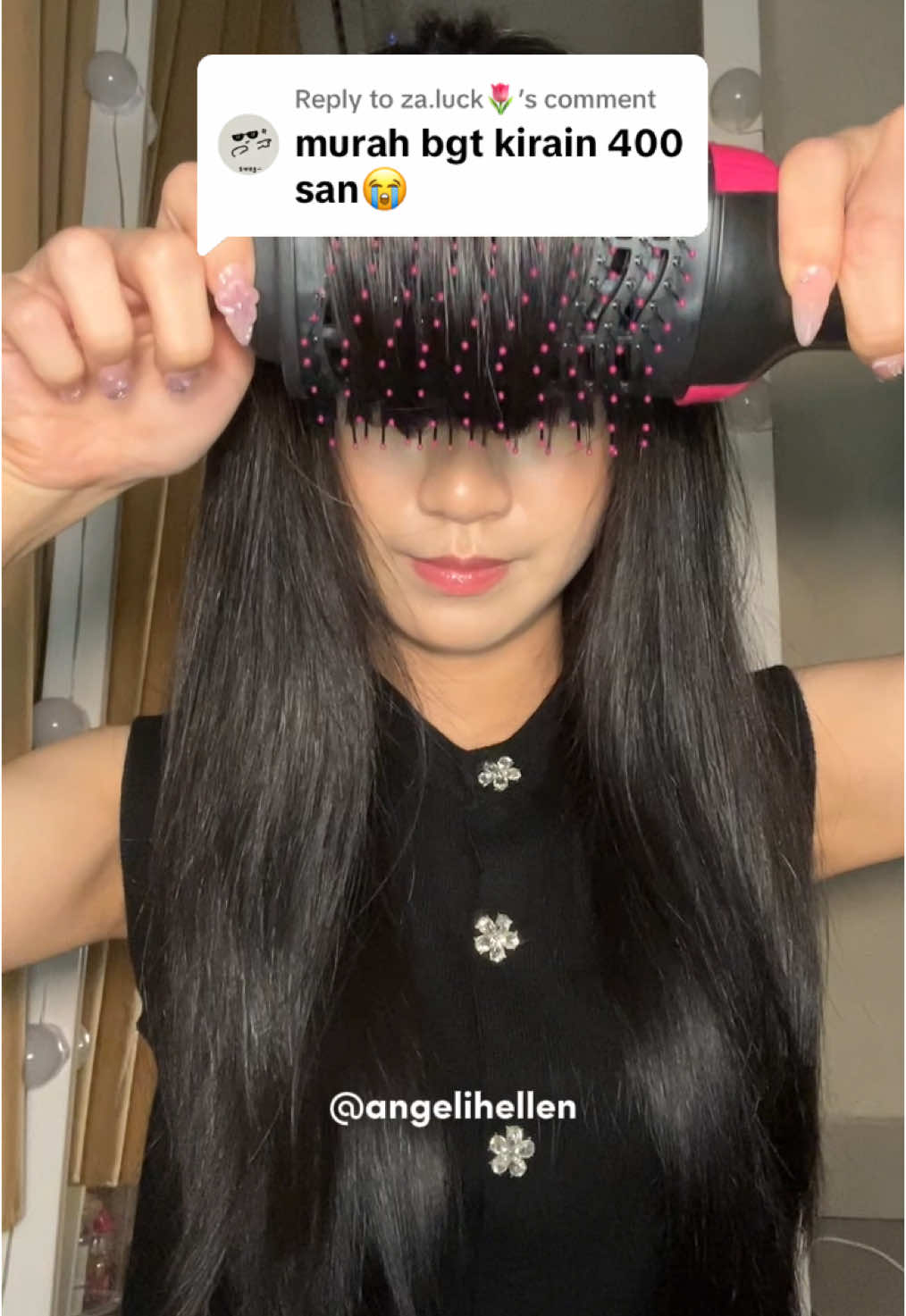 Replying to @za.luck🌷 #blow #blowdry #blowdrytutorial #blowdryer #sisirblow #blowout #blowouttutorial #sisirpengering 