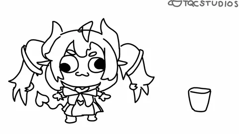 un vaso #chibidoki #animation #rotoscope #funny #caca 