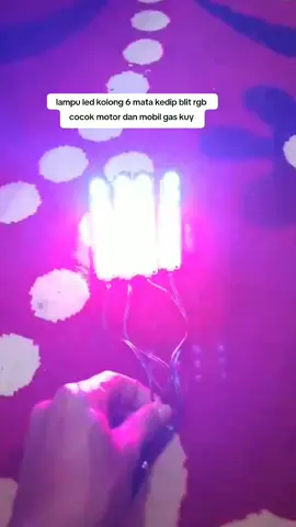 10 PCS Led Modul 6 Mata Besar  #lampuled #lampuled6modul #lampuledstrip #lampuledmurah #fyp 