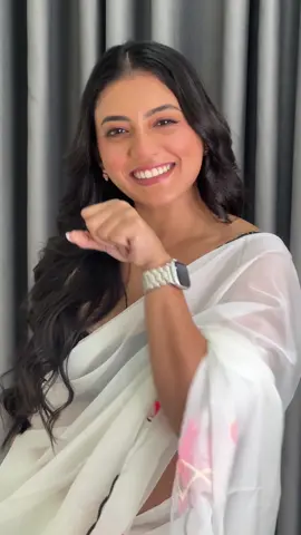 All dressed up for something VERY SPECIAL 🙈  can you guessesss???🥹 Hint : 🎬 HMU @Hisham nawaz # Jacket @JbyJinaliSL  Saree @Adithri 