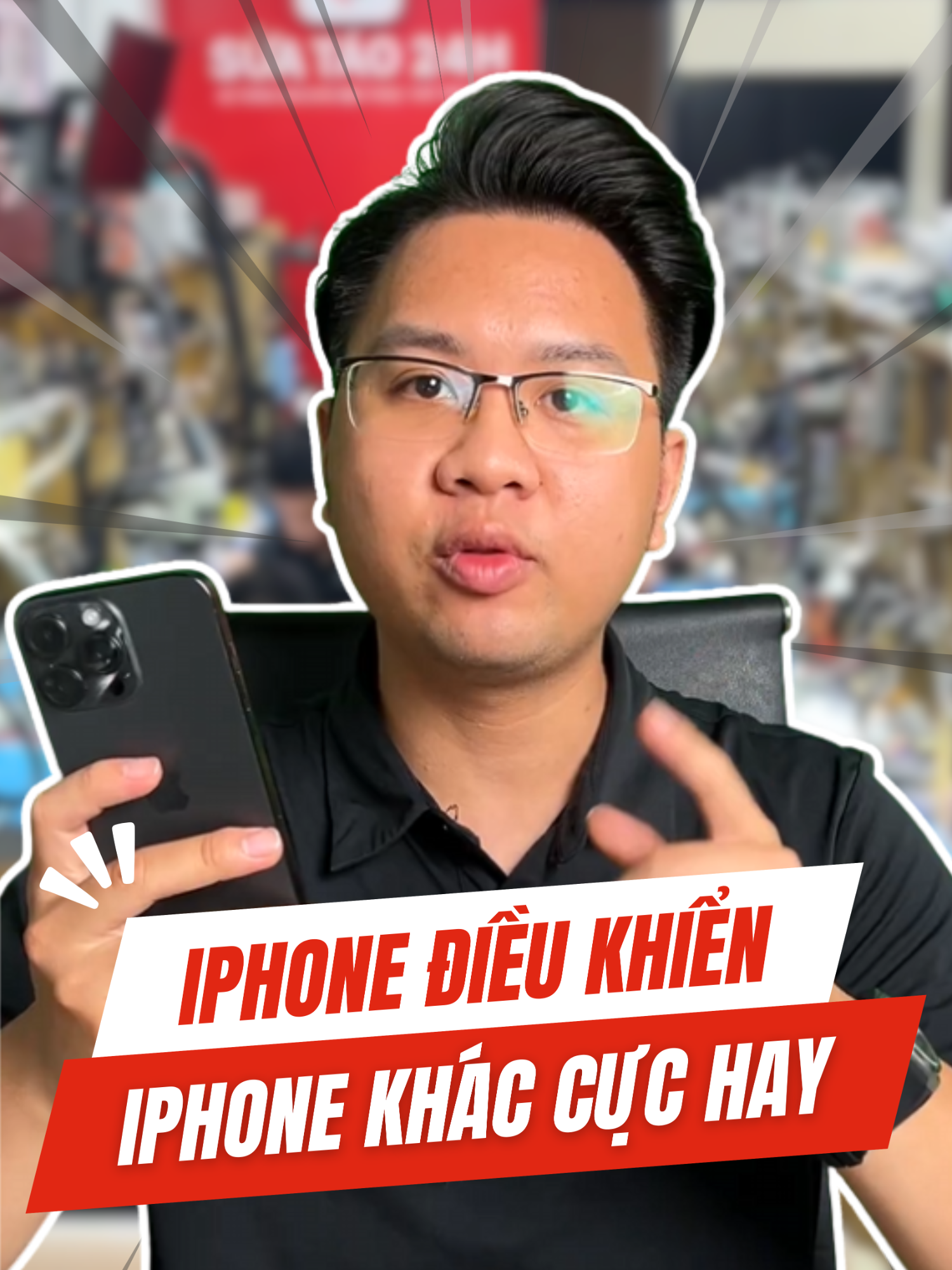 iPhone điều khiển được iPhone khác cực hay không phải ai cũng biết#appleno1 #iphonetricks #iphonetips #suatao24h #iphone #LearnOnTikTok #tmgr #tiktoklearn #dieukhieniphone