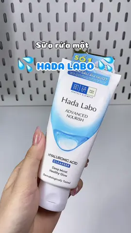 Sữa rửa mặt Hada Labo trắng ngon bổ rẻ #skincare #chamda #duongdamat #srmhadalabo #hadalabo #suaruamat 