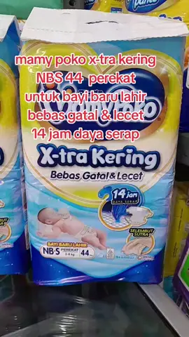 #mamy poko X-tra kering # #popok bayi nbs 44#untuk bayi baru lahir#daya serap 14 jam# #harga murah #fyppp #yulita 