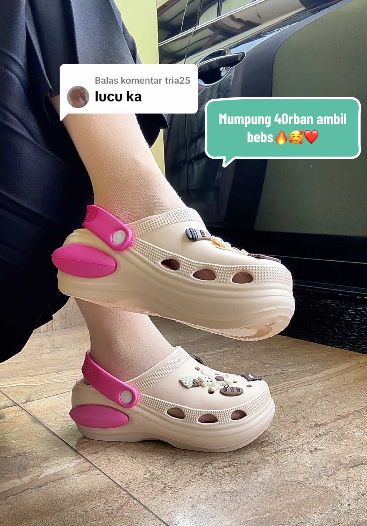 Membalas @tria25  Sandal baim sandal kodok wanita tinggi 7cm nyaman, empuk, awet banget ini, antilicin, boleh pilih yang ada aksesoris atau yang polosan, banyak pilihan warnanya, rekomen  #sandalkodok #sandalbaim #sandalfuji #sandalkorean #sandalkodokwanita #fyp #fypage #berita #diskon #diskontiktokshop #gratis #gratisongkir #gratisan #beritatiktok #beritaviral #fyppppppppppppppppppppppp #fypdonggggggg #fypgakni #fyp #fypp #fypdong #fypp #tiktok #tiktokviral #tiktoknews #promo #barangunik #barang #abcxyz #abc #shop #shopping #murah #murahbanget #murahmeriah 