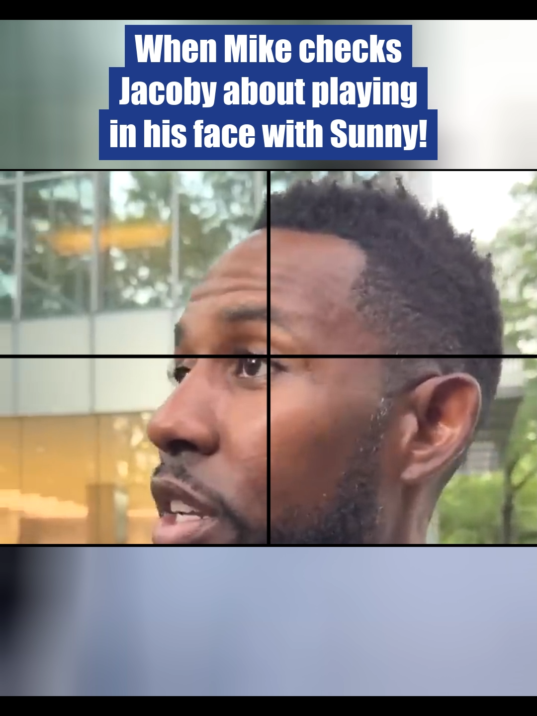 When Mike checks Jacoby about playing in his face with #unny_#kountrywayne #kountrywaynecomedy