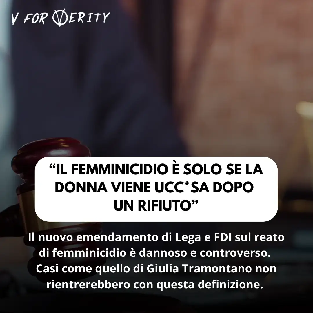 La destra italiana è riuscita addirittura a peggiorare la legge sul femminicidio che volevano realizzare, con un emendamento che banalizza il tutto ai fini tecnici, sociali, culturali e sistemici. #woman #donne #uomini #patriarcato #patriarchy #men #italy #legge 