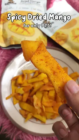 Spicy Dries Mango for only ₱75! naka sale pa ngayon kaya bumili ka na😳😳 #spicydriedmango #driedmango #driedmangos #affordabledriedmango #driedfruit #buy1take1 
