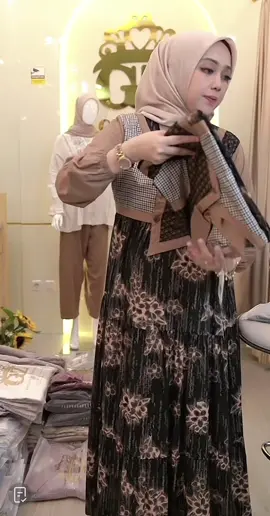 Gwenza Shiren Gamis Motif Panjang Muslim Wanita by gwenza #bajuwanita #elegant #premium #bajugamis #fypdongggggggg 