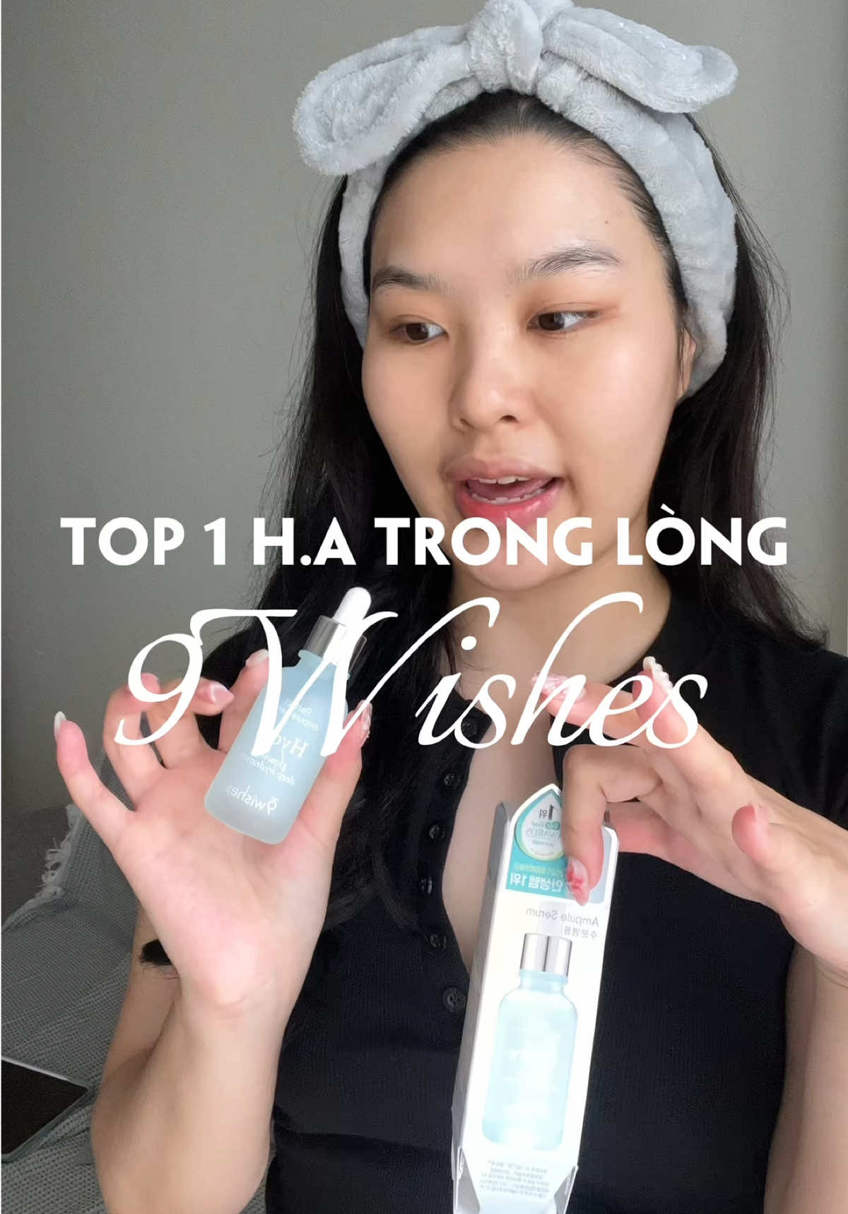 Dù là cũng test nhiều loại HA rồi đó, nhưng em này mà hết thì vẫn cứ mua lại 🤷🏻‍♀️ #goclamdep #reviewlamdep #skincare #9wishes #fyp #foryoupage 