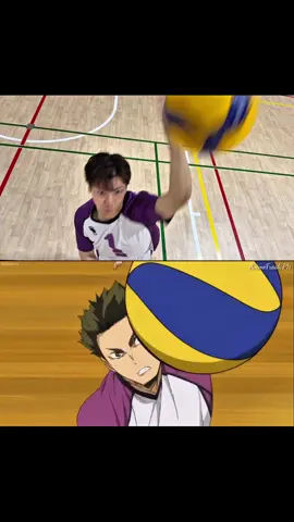 牛島の大砲サーブを再現してみた #ハイキュー #バレーボール #牛若くん #volleyball #haikyuu @ゆうにゃん🐔🐾【volleyball】 @JUN🐶⚒🏐🥎 @みゆ🐰ྀི🤍 