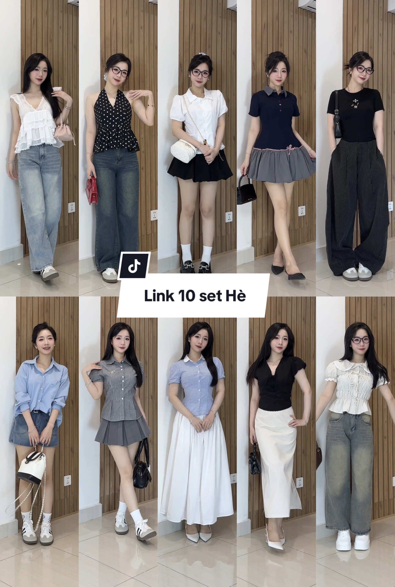 Trả lời @ʚThanh Thúyɞ Heni gắn giỏ các set cho mn dễ tìm nhé! #henioimacgi #OOTD #fypシ #fitcheck #review #thoitrangnu 