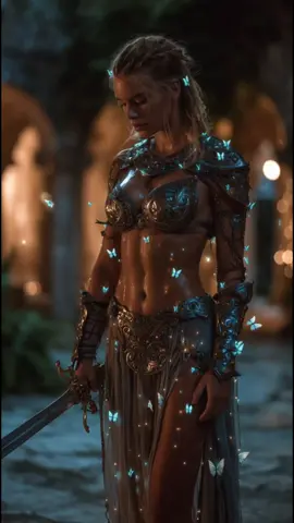 The last thing they saw was beauty. #beauty #warrior #assassin #fighter #women #butterflies #sword #grimes #mystical #fantasy 