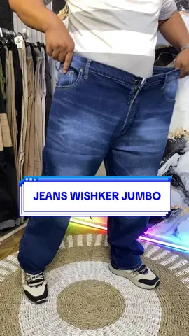 Rekomendasi celana jeans panjang wishker jumbo max bb 150kg#celanajeanspanjang #celanajeansjumbo #celanajeansbigsize #celanajeanswisker #gudangcelana 