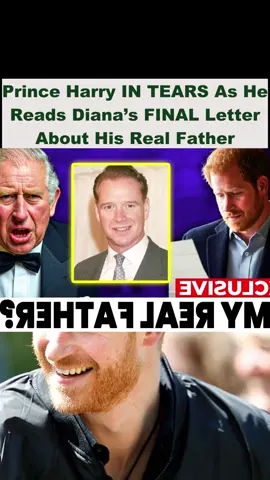 Prince Harry IN TEARS As He Reads Diana’s FINAL Letter About His Real Father #hollywood #royalfamily #princeharry 