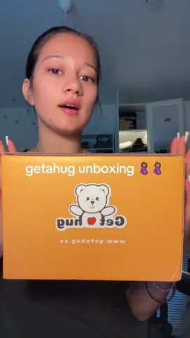 meine kleine schwester hat es mir weggenommen 😒😒 @Getahug.co || anzeige #getahug #unboxing #ad #fy #fyp #giftidea #prüfungen #bear 