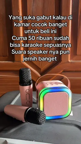 Speaker karaoke cuma 50 ribuan cek keranjang kuning sekarang #speakermurah #speaker #speakerbluetooth #speakerkaraokeportable #speakerkaraokeviral 
