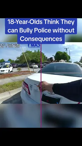18-Year-Olds Think They can Bully Police without Consequences#cops #copsoftiktok 