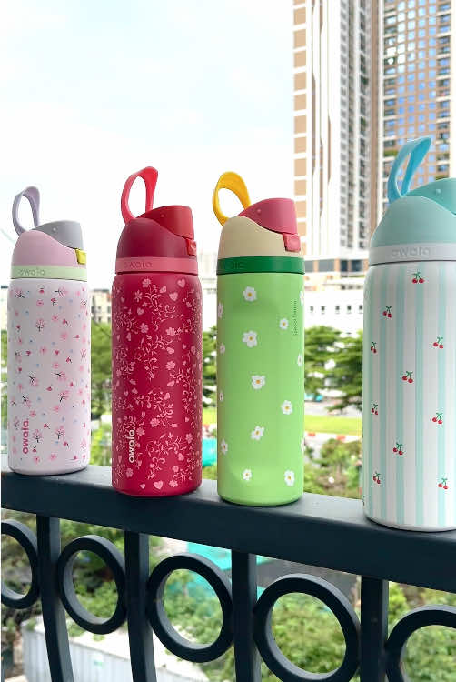 I'm obsessed with #owala cherry blossom 🌸💞🎀💖🌷 #owalabottle #owalafreesip #owalalife #waterbottle 