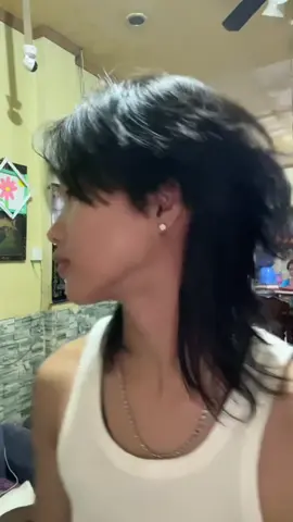 parang tiger lang ih HAHAAHAHAHA suggest mo guys unsay nindot haircut #softmullet #wlw 