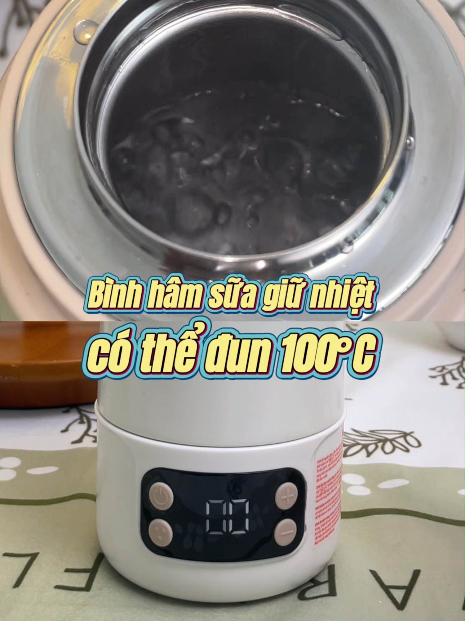 Đun – Giữ ấm – Pha sữa 🌸 All in one cho mẹ bỉm hay ra ngoài  #xuhuong #yunbaby #yunbabyhanoi #yunbabykids #bikipchamcon #mevabe #kienthucmevabe #mebimsua #binhdunnuoc #binhhamsua #binhgiunhiet #binhhamsuadidong #binhdunsoi