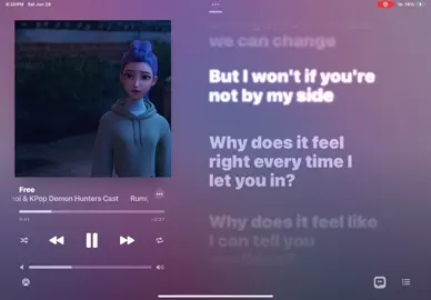 Free - Rumi & Jinu #kpopdemonhunters #fyp #netflix #huntrix #rumi #jinu #free 