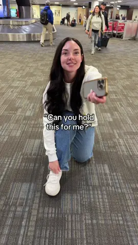 He’s gonna have to hold all my stuff forever ☺️🤍