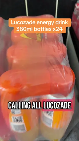 Lucozade energy drink 380ml bottles x24. #bargainshopping #freeshipping #discountsareus #bestdeals #Lucozade #energydrinks