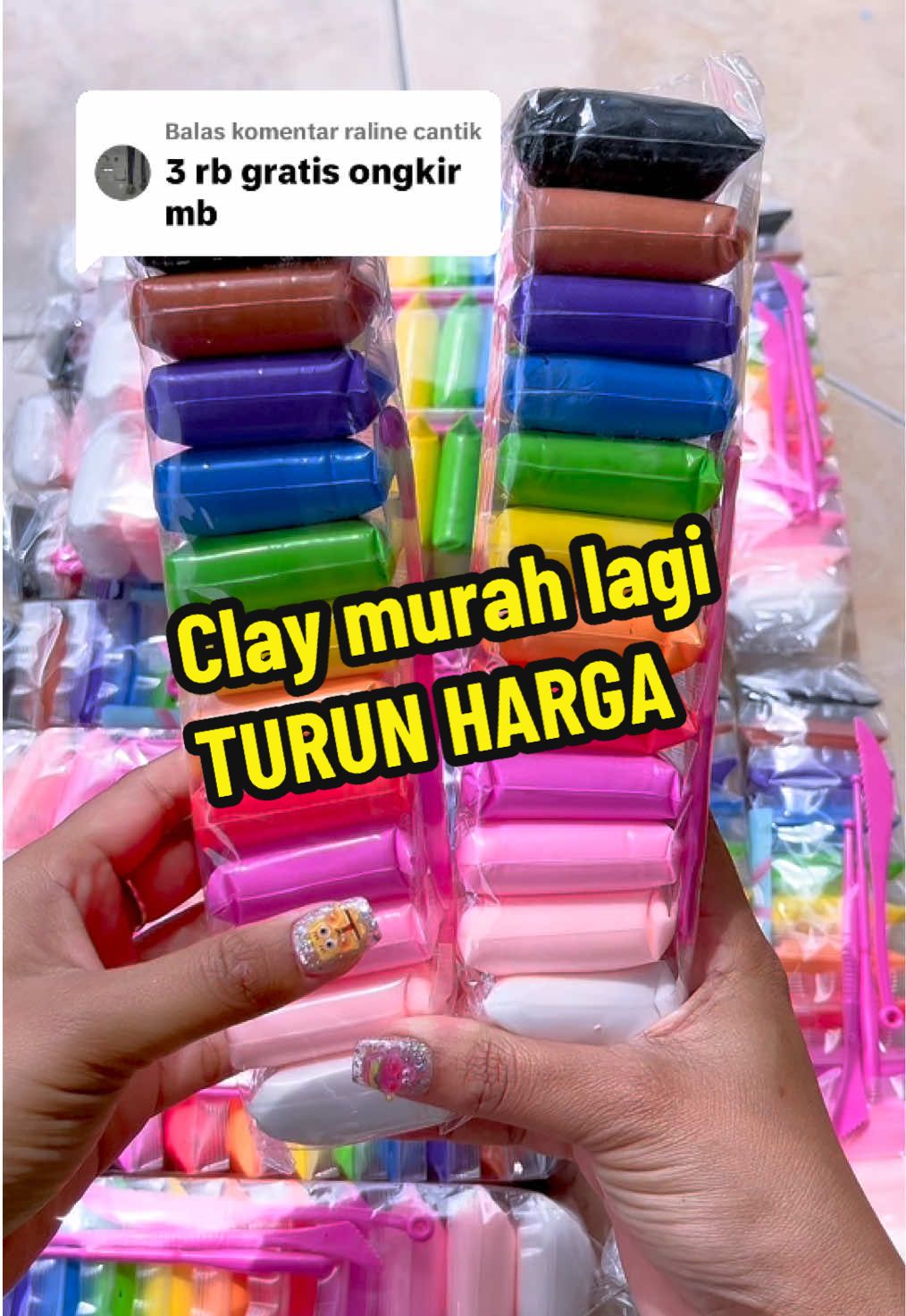 Membalas @raline cantik gassss cekout #clay #claymurah #mainan #mainanclay #mainananak #mainanedukasi
