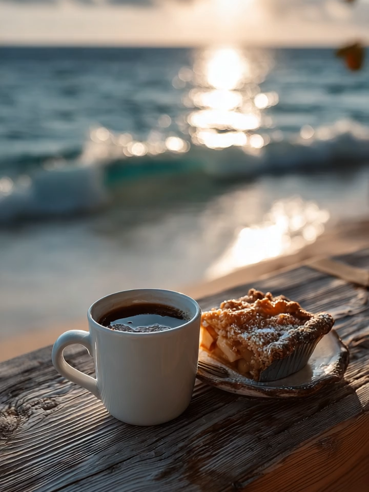 ☕🍎🥧 #nature #癒し #リラックス #calm #naturelovers #ocean