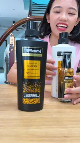 Bộ dầu gội xả TRESemme’ kèm tinh dầu dưỡng tóc chuẩn salon #daugoi #dauxa #tinhdauduongtoc #xuhuong #lamtienich 