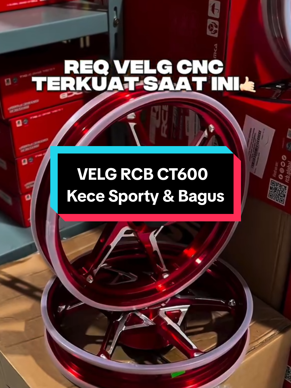 Velg CNC Terkuat RCB CT 600 Palang 6 Ring 14 #velgracing #velgmotor #velgpalang6 #velgcnc #velgrcb #rcbct600 #variasimotor #modifikasimotor #sparepartmotor #aksesorismotor #sukucadangmotor #trendmotor 