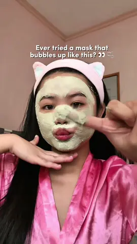 This mask bubbles up on its own?! 😳 🫧🫧 The @P.CALM Holy Basil Bubble Deep Mask foams up and helps detox pores, calm irritated skin, and gently exfoliate, perfect for sensitive girlies like me ! 💆🏻‍♀️🌿 - - - https://www.yesstyle.com/en/p-calm-holy-basil-bubble-deep-mask-90g/info.html/pid1132172372 #pcalm #porecare #gentlecleanse #sensitiveskin #holybasilmask #bubblemask #claymask #skincare #reviewus #Ad #ProductReview #Sponsored