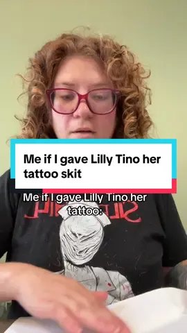 I know where they would love Lilly Tino’s new tattoo. Lol. #lillytino #lilytino #comedian #fyp #creatorsearchinsights 