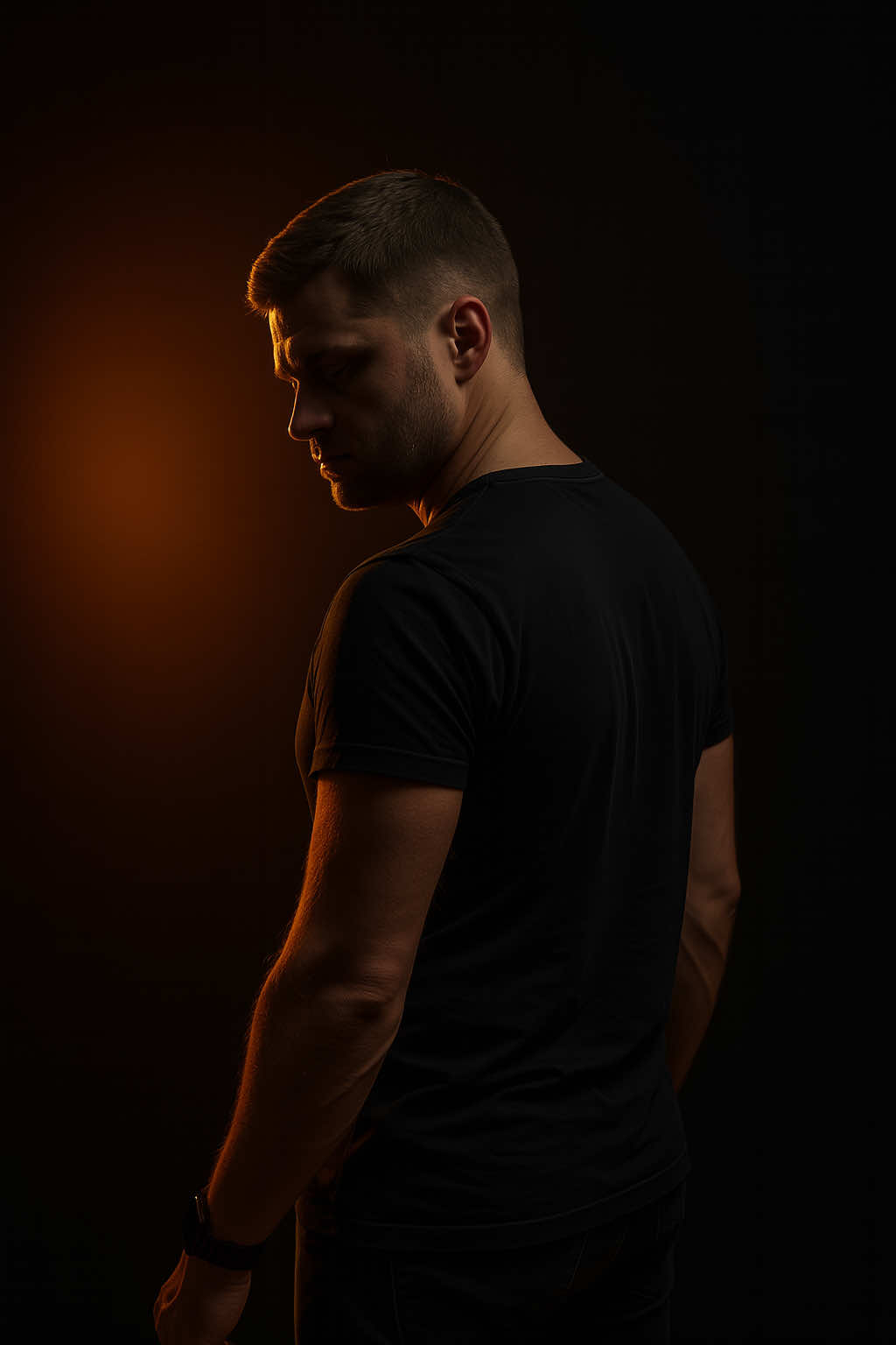 Professional portrait studio photography in just 1 minute 😎 #photo #photography #photoideas #prompt #chatgpt #ai #selﬁe #mobilephotography #mobileediting 