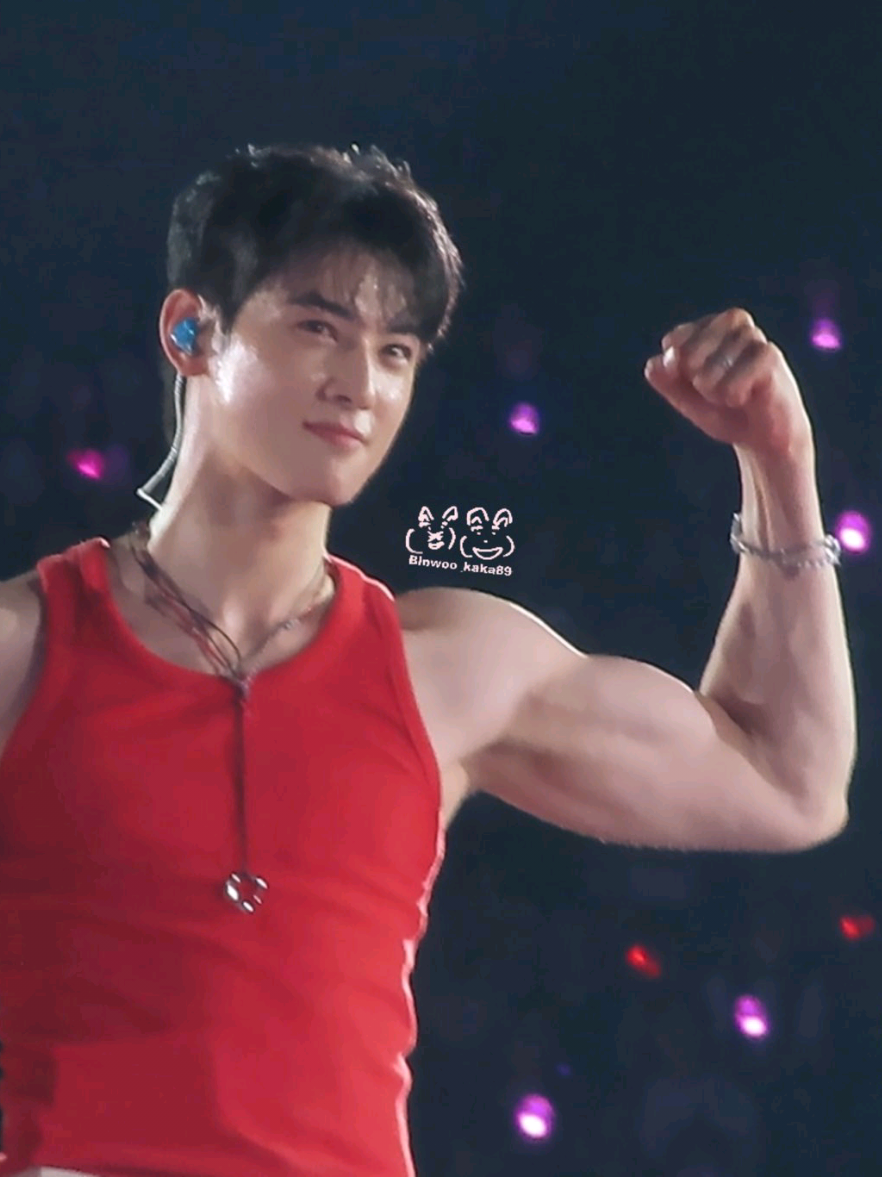 Look at Cha Eunwoo biceps 💪🏻😍🔥 ASTRO Stargraphy Japan #chaeunwoo #차은우 #fyp  © binwoo_kaka89 
