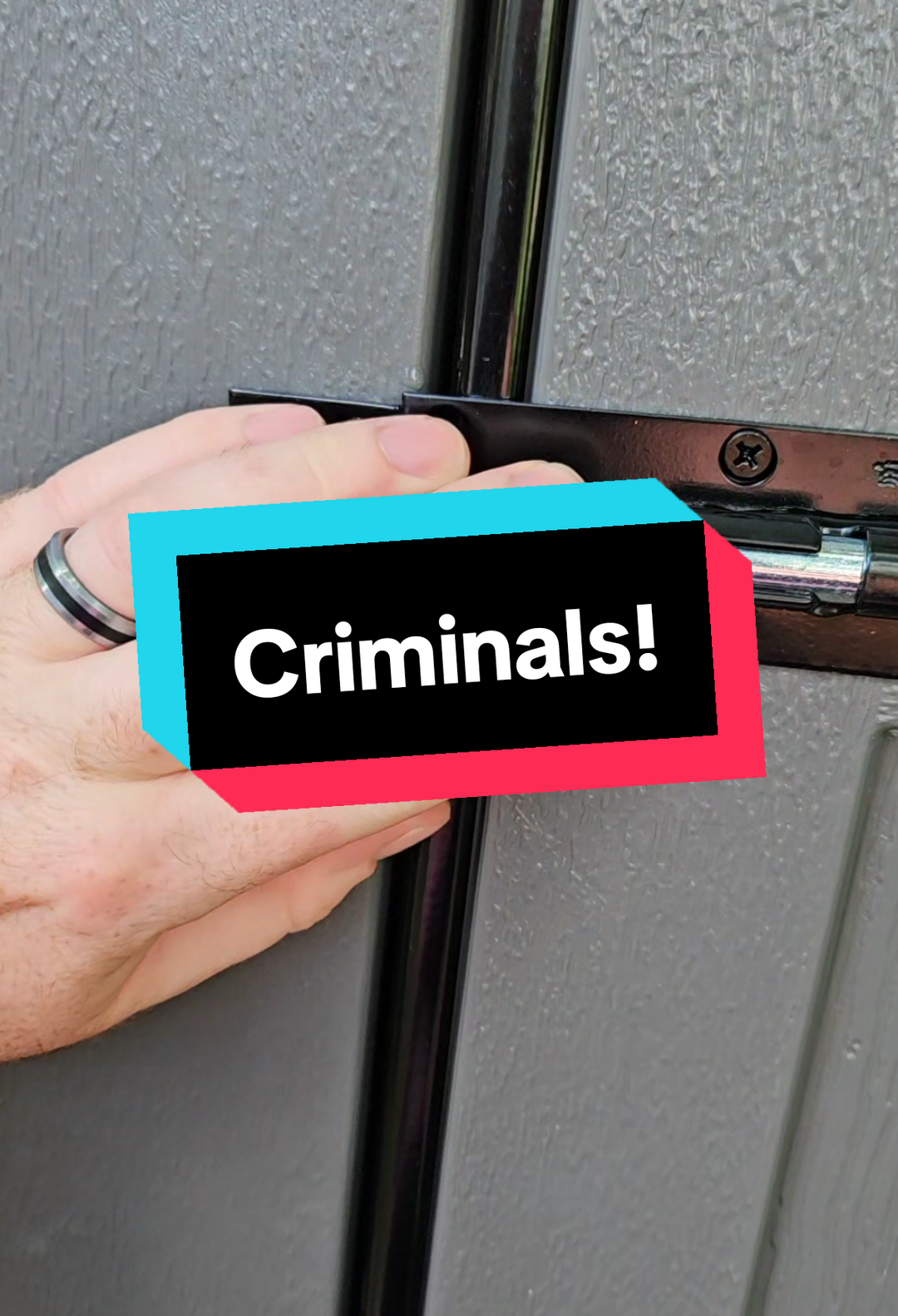 They already broke into my shed twice #crime #neighborhood #saturdaykev 